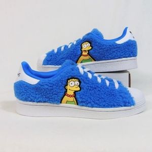 Brand new Adidas Originals Youth Size 1 The Simpsons Marge Superstar Sneakers